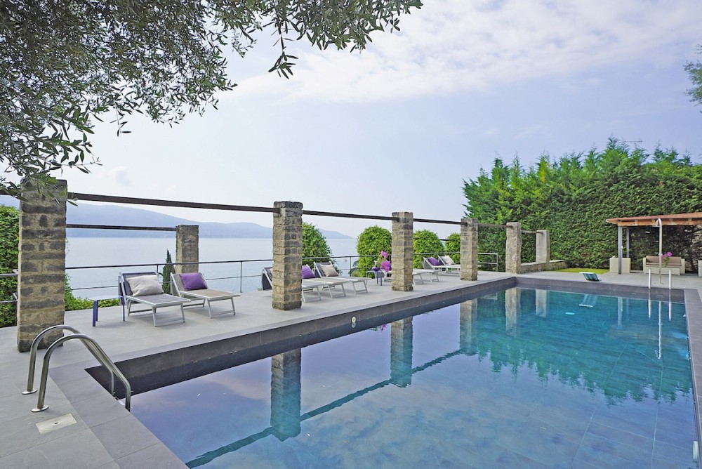 Luxury villa with stunning lake views and private pool