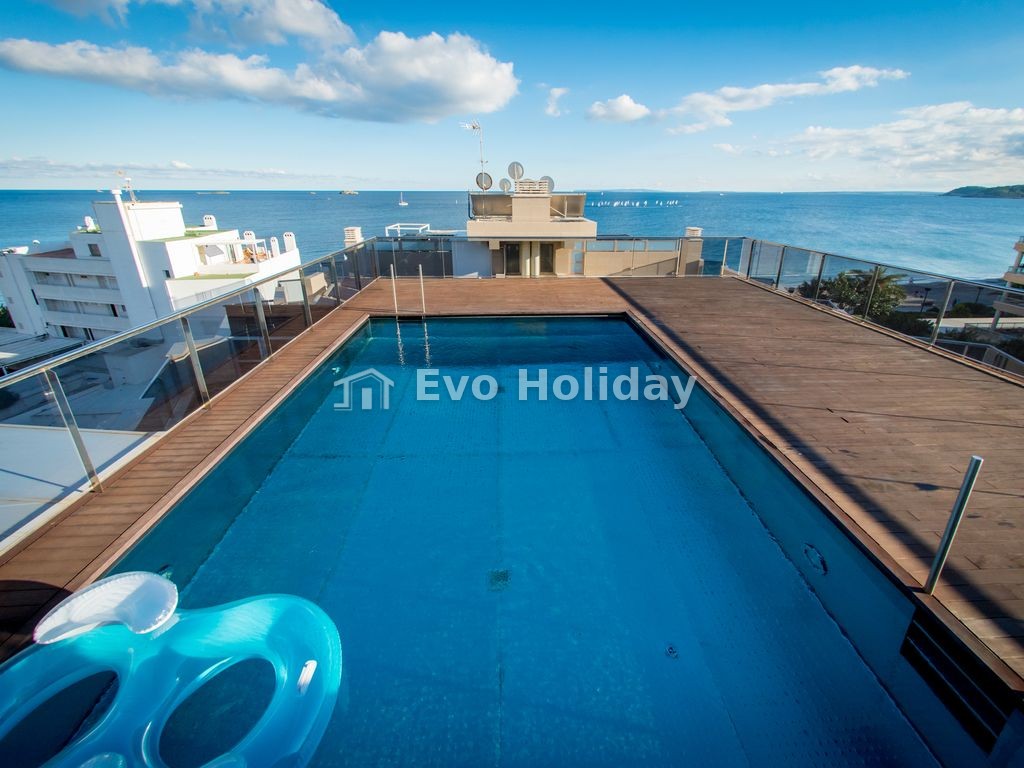 EXCLUSIVE APARTMENT IBIZA BEACH WITH 3 BEDROOMS, 6 PERS